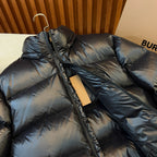 Black Puffer Jacket - Men's