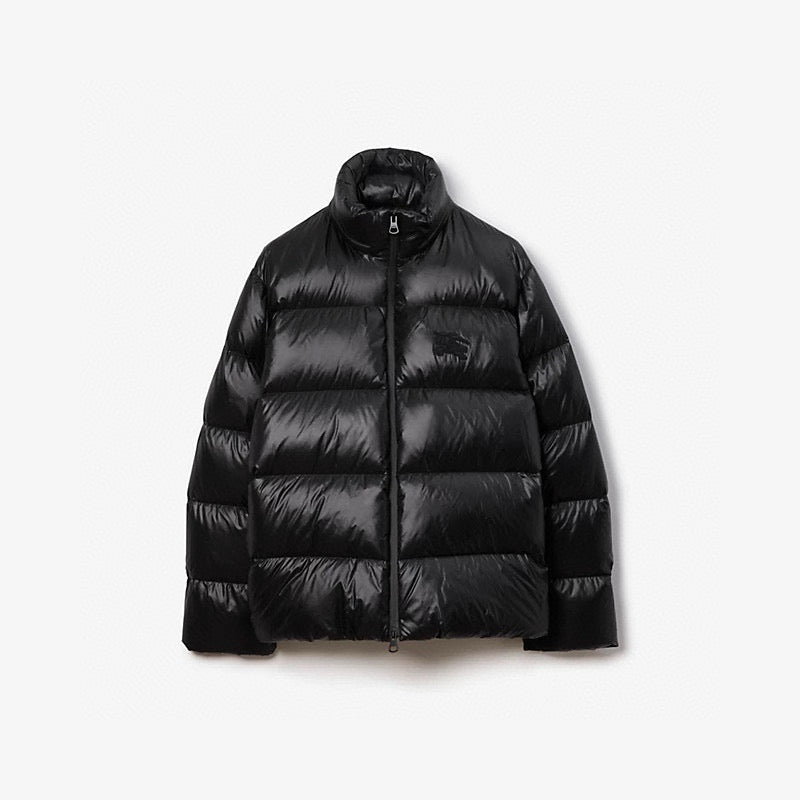 Black Puffer Jacket - Men's