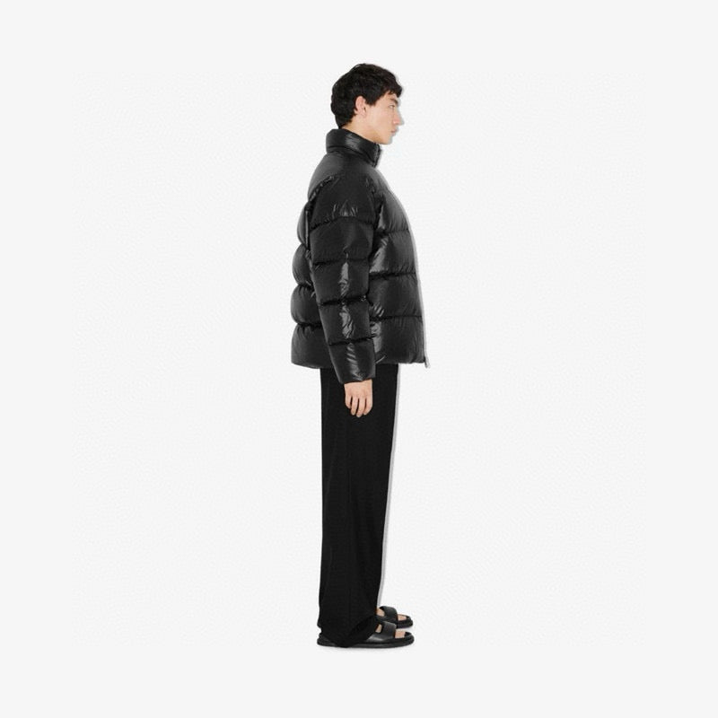 Black Puffer Jacket - Men's