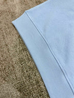 Blue Cotton Tennis Graphic Crewneck - Men's