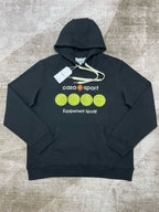 Navy Cotton Chest Graphic Pullover - Men's