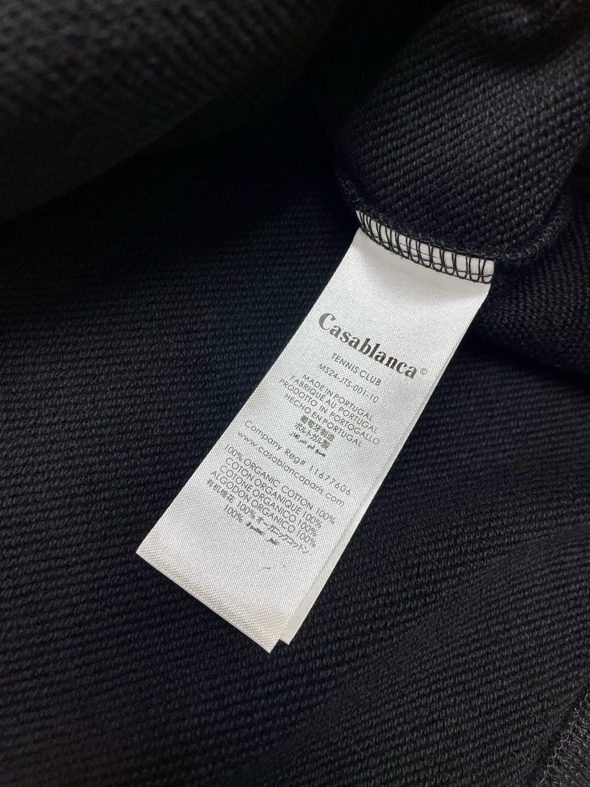 Navy Cotton Chest Graphic Pullover - Men's