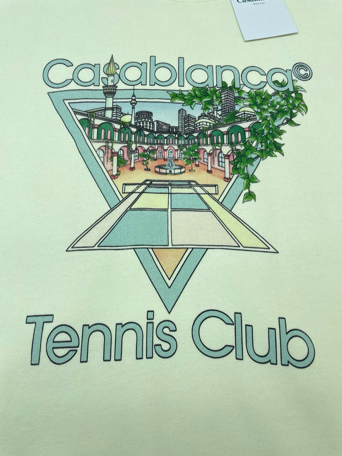Green Cotton Club Graphic Crewneck - Men's