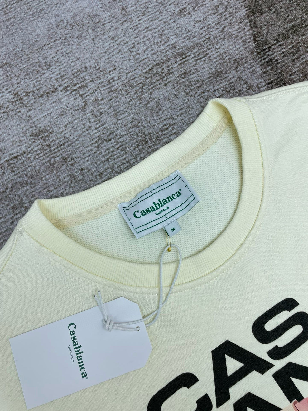 Green Cotton Landscape Graphic Crewneck - Men's
