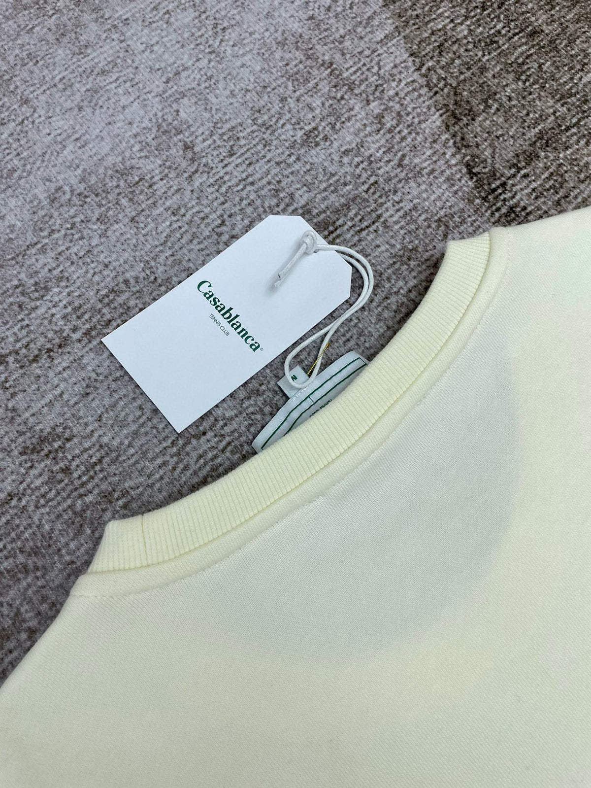 Green Cotton Landscape Graphic Crewneck - Men's
