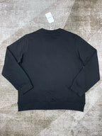 Black Cotton Cactus Graphic Crewneck - Men's