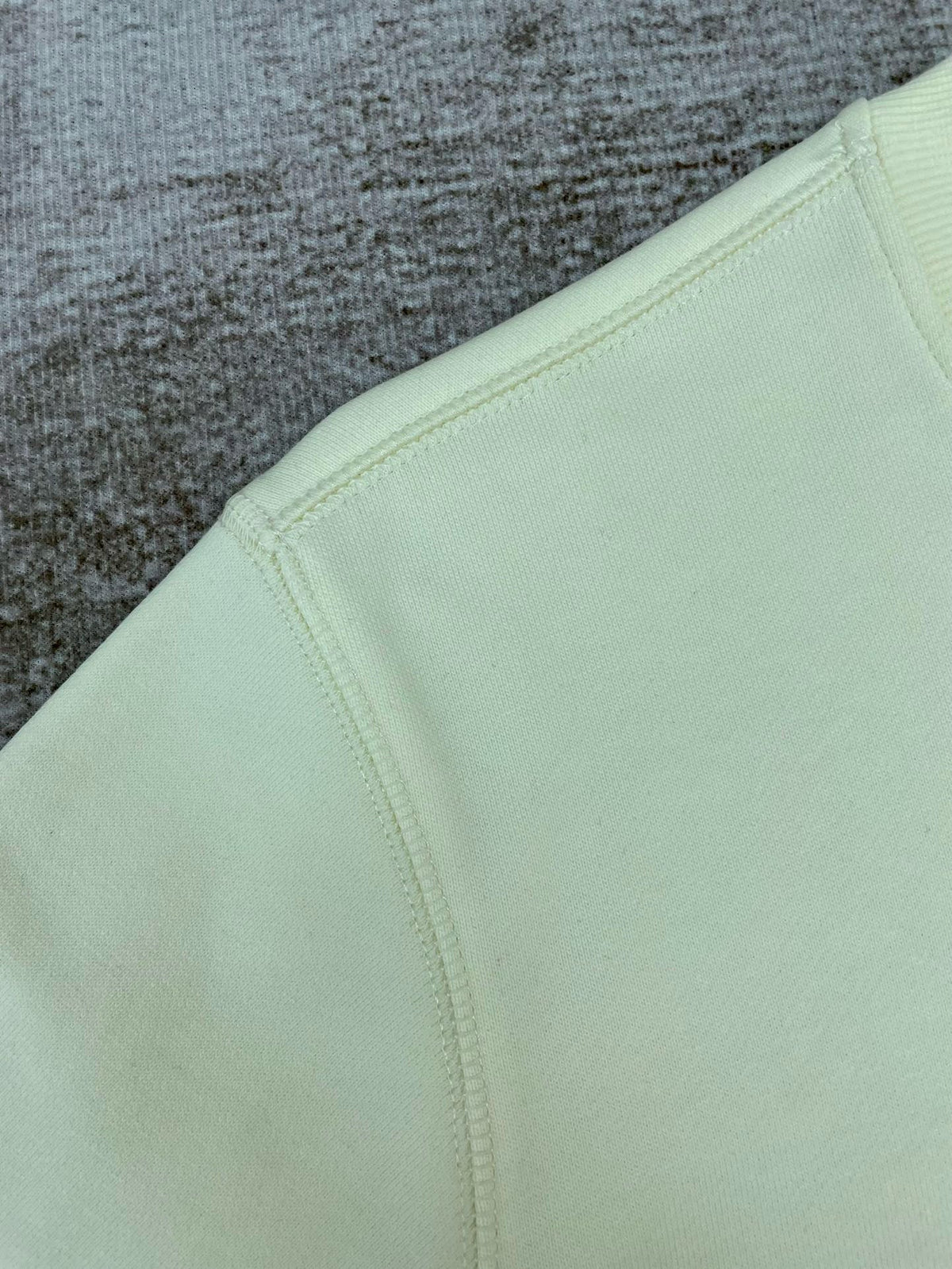 Green Cotton Text Logo Crewneck - Men's