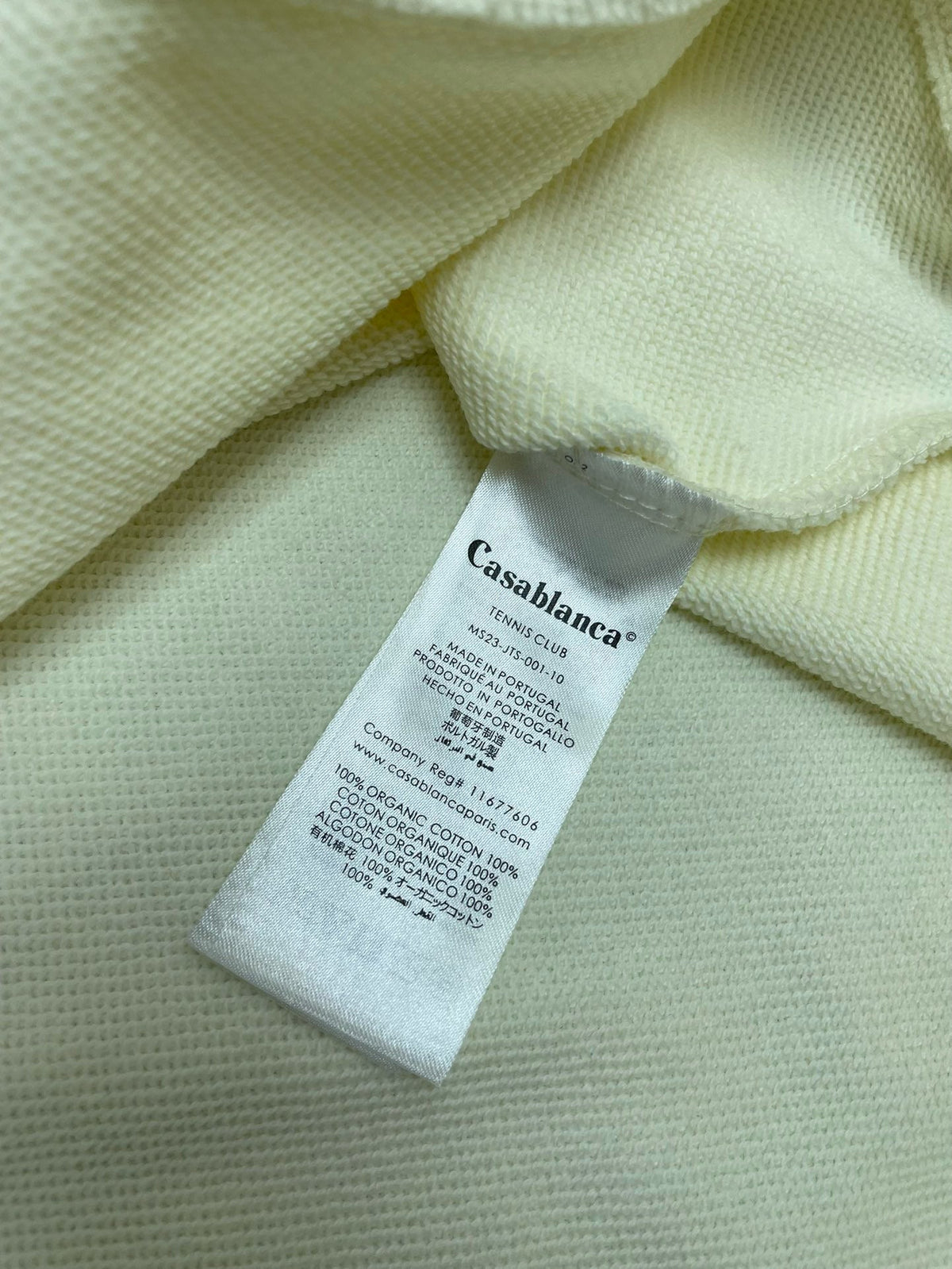 Green Cotton Text Logo Crewneck - Men's