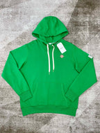 Green Cotton Plain Pullover - Men's