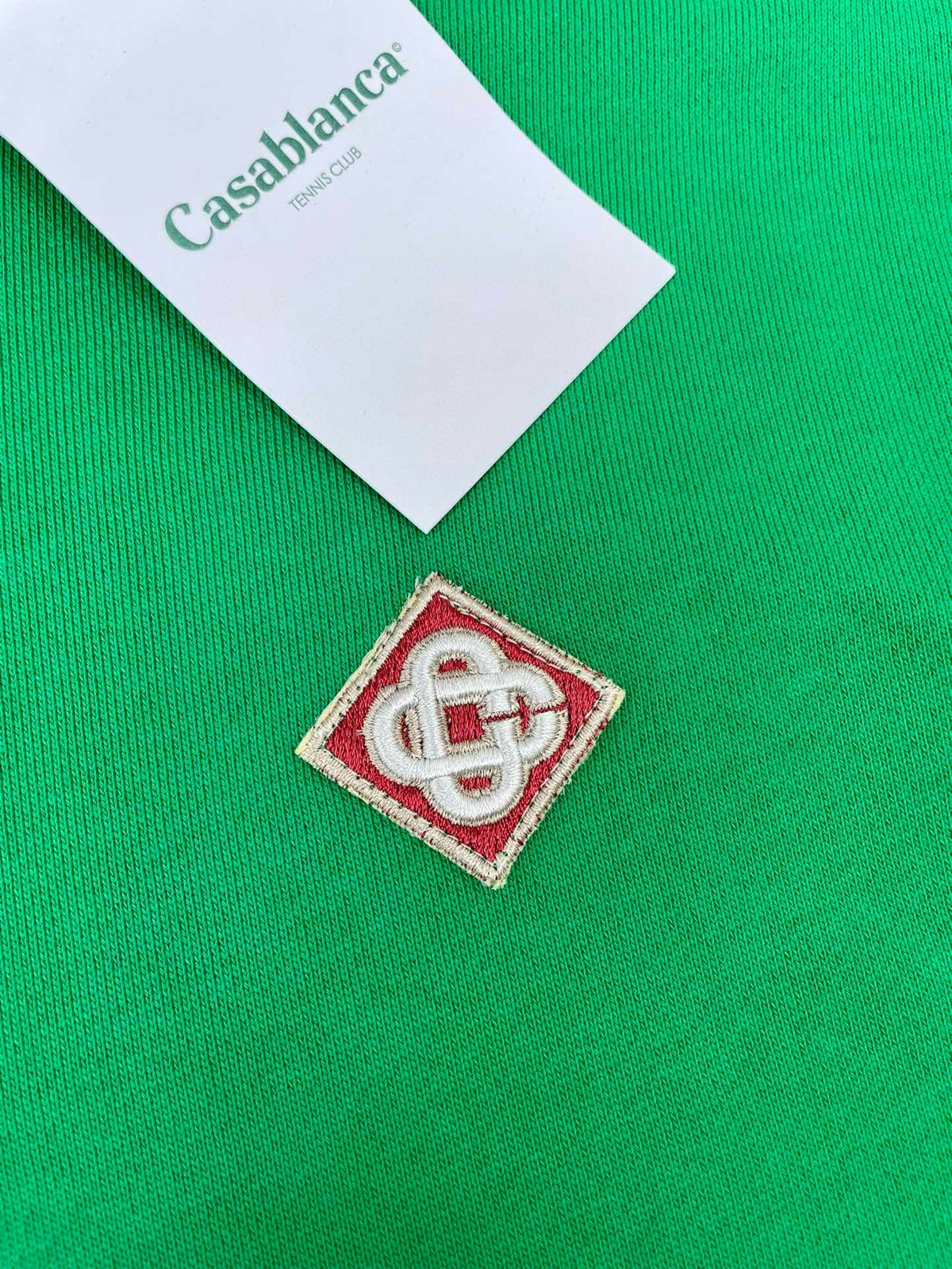 Green Cotton Plain Pullover - Men's