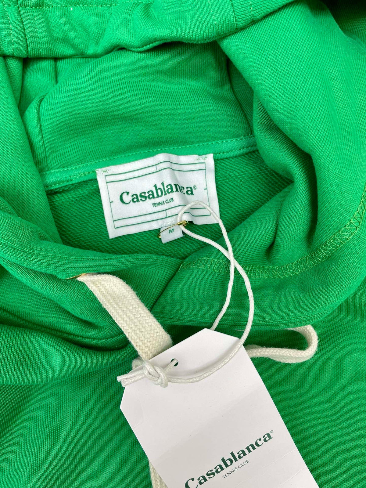 Green Cotton Plain Pullover - Men's