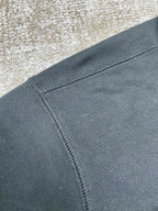 Green Cotton Plain Pullover - Men's
