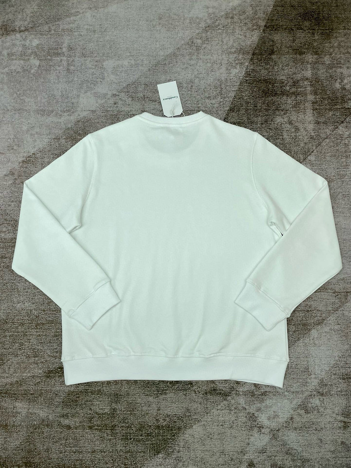 Green Cotton Sport Graphic Crewneck - Men's