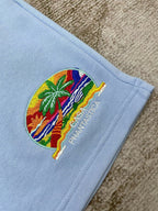 Blue Cotton Patch Drawstring - Men's