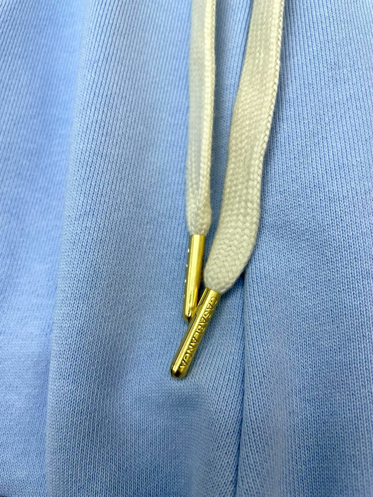 Blue Cotton Patch Drawstring - Men's