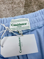 Blue Cotton Patch Drawstring - Men's