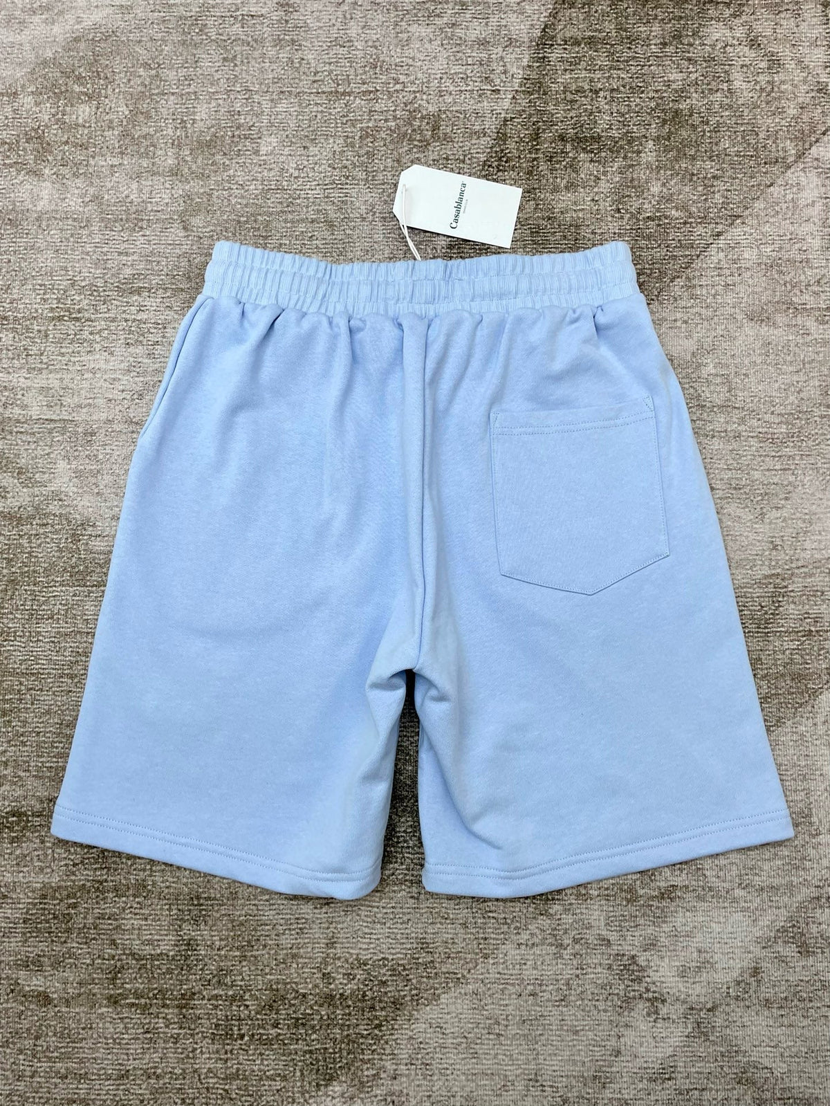 Blue Cotton Patch Drawstring - Men's