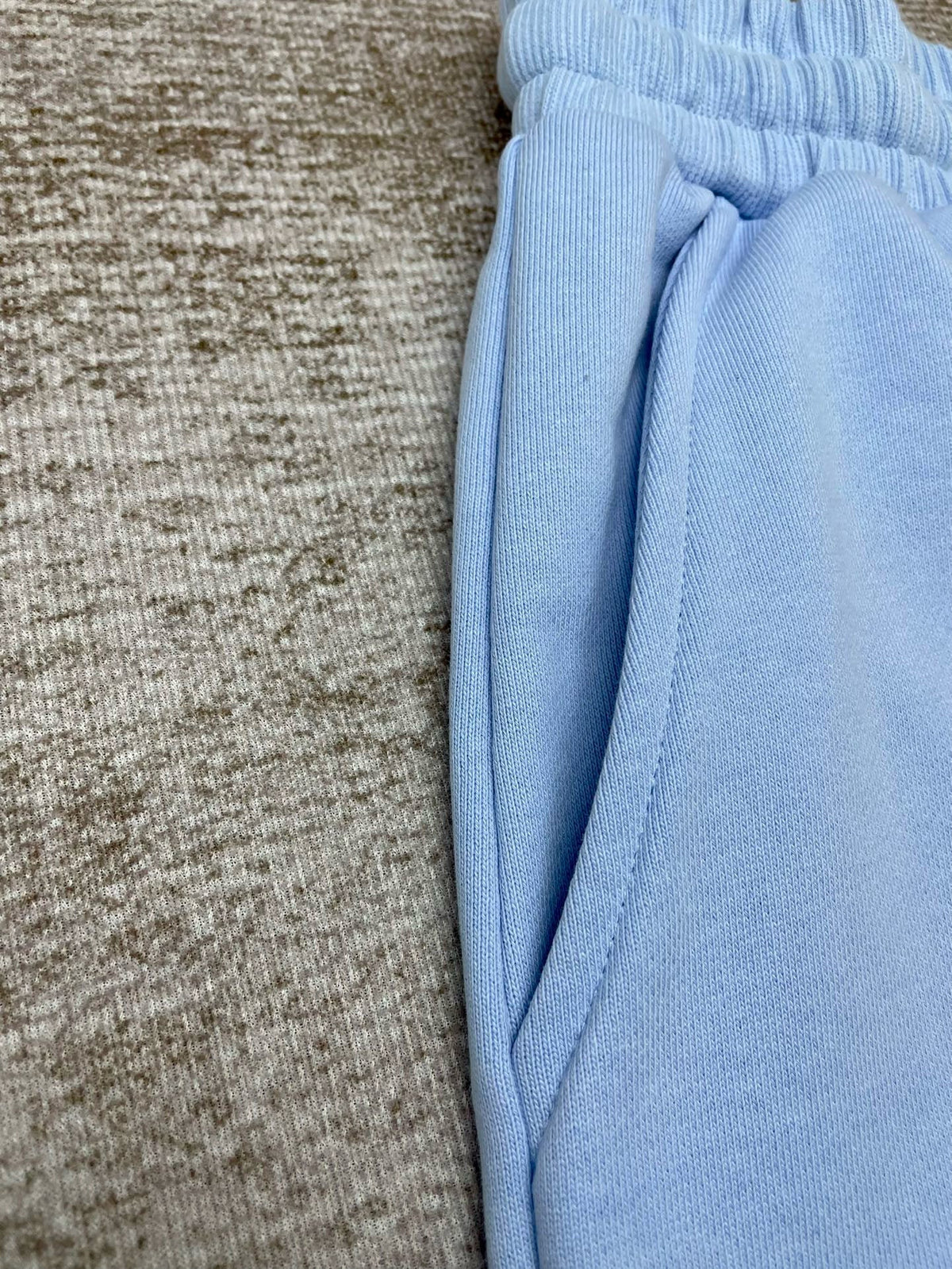 Blue Cotton Patch Drawstring - Men's