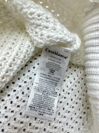 Yellow Checkerboard Knit Cardigan Shirt - Men's