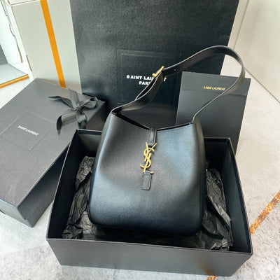 Black Bucket Bag