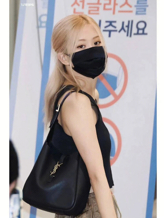 Black Bucket Bag