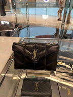 Black and Khaki Shoulder Bag