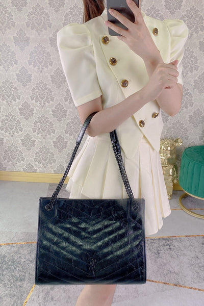 Niki Shopping Tote Shoulder Bag