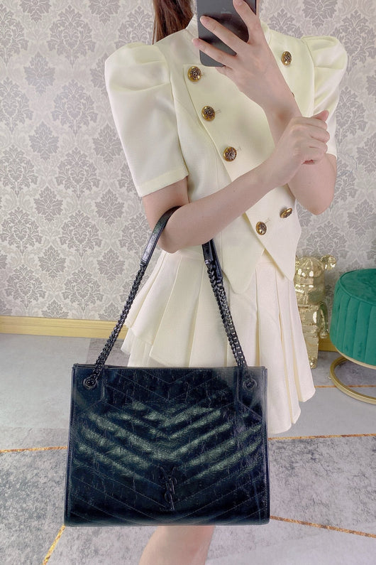 Niki Shopping Tote Shoulder Bag