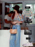 Light Brown and Orange Shoulder Bag