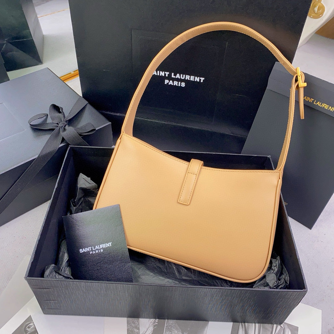 Light Brown and Orange Shoulder Bag