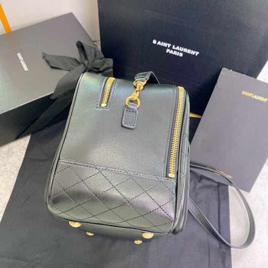 Quilted Bowling Shoulder Bag