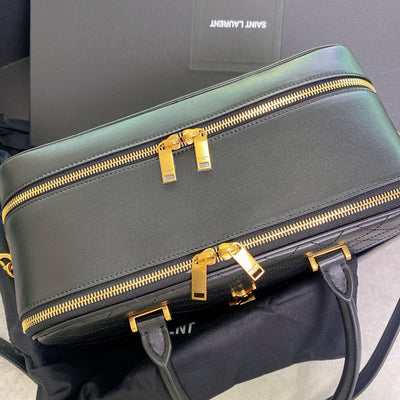 Quilted Bowling Shoulder Bag