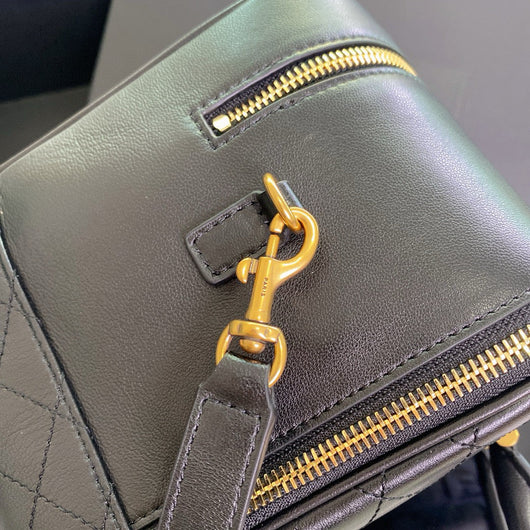 Quilted Bowling Shoulder Bag