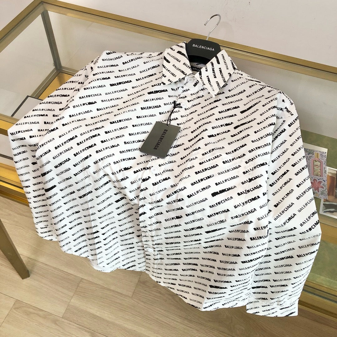 Black Cotton Text Print Long-Sleeve - Men's
