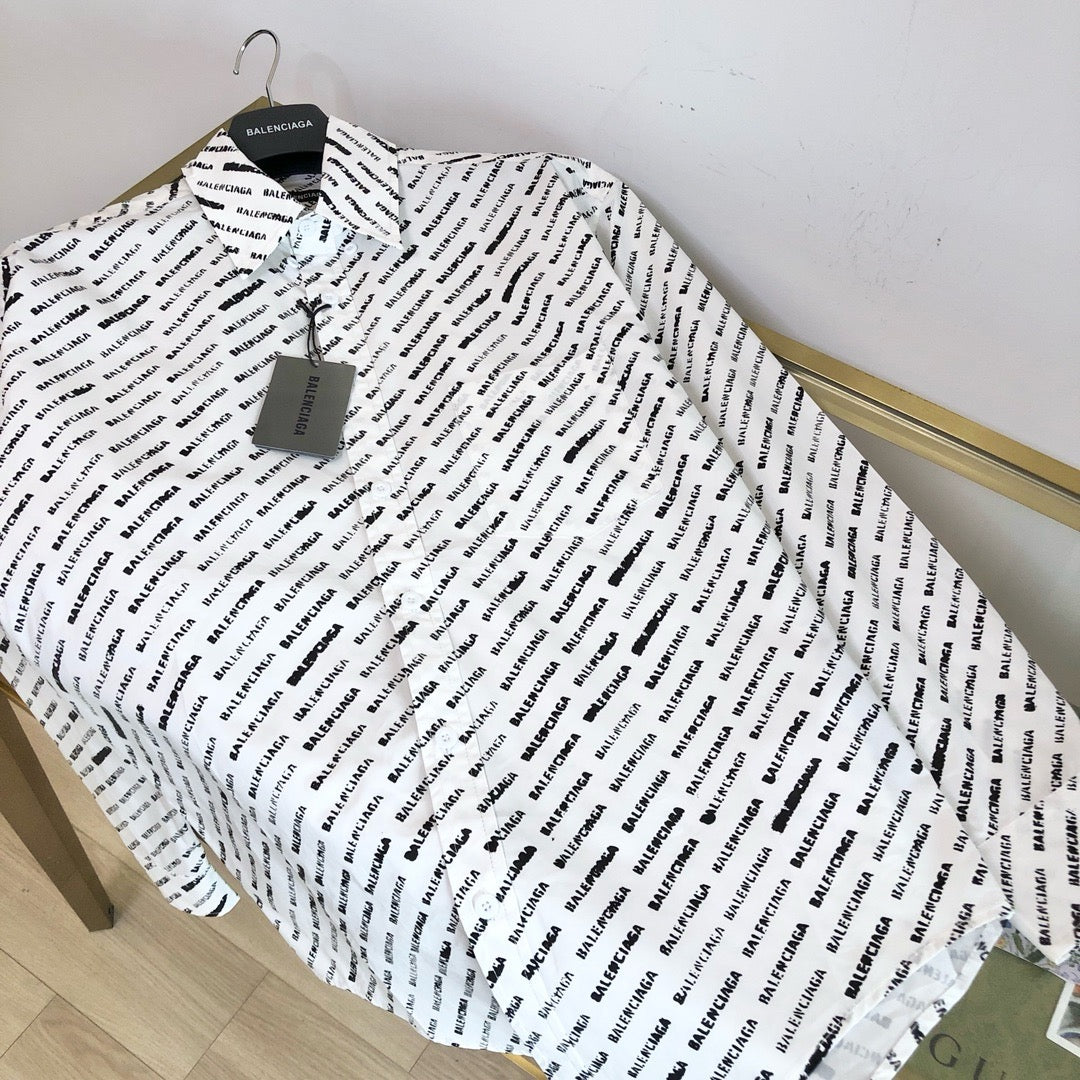 Black Cotton Text Print Long-Sleeve - Men's
