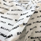 Black Cotton Text Print Long-Sleeve - Men's