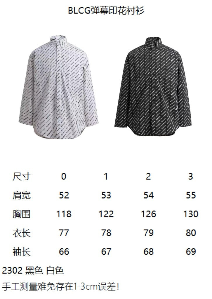 Black Cotton Text Print Long-Sleeve - Men's