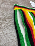 Rasta Striped Knit Shorts - Men's