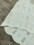 Cream Knit Textured Short-Sleeve - Men's