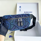 Black and Blue Belt Bag