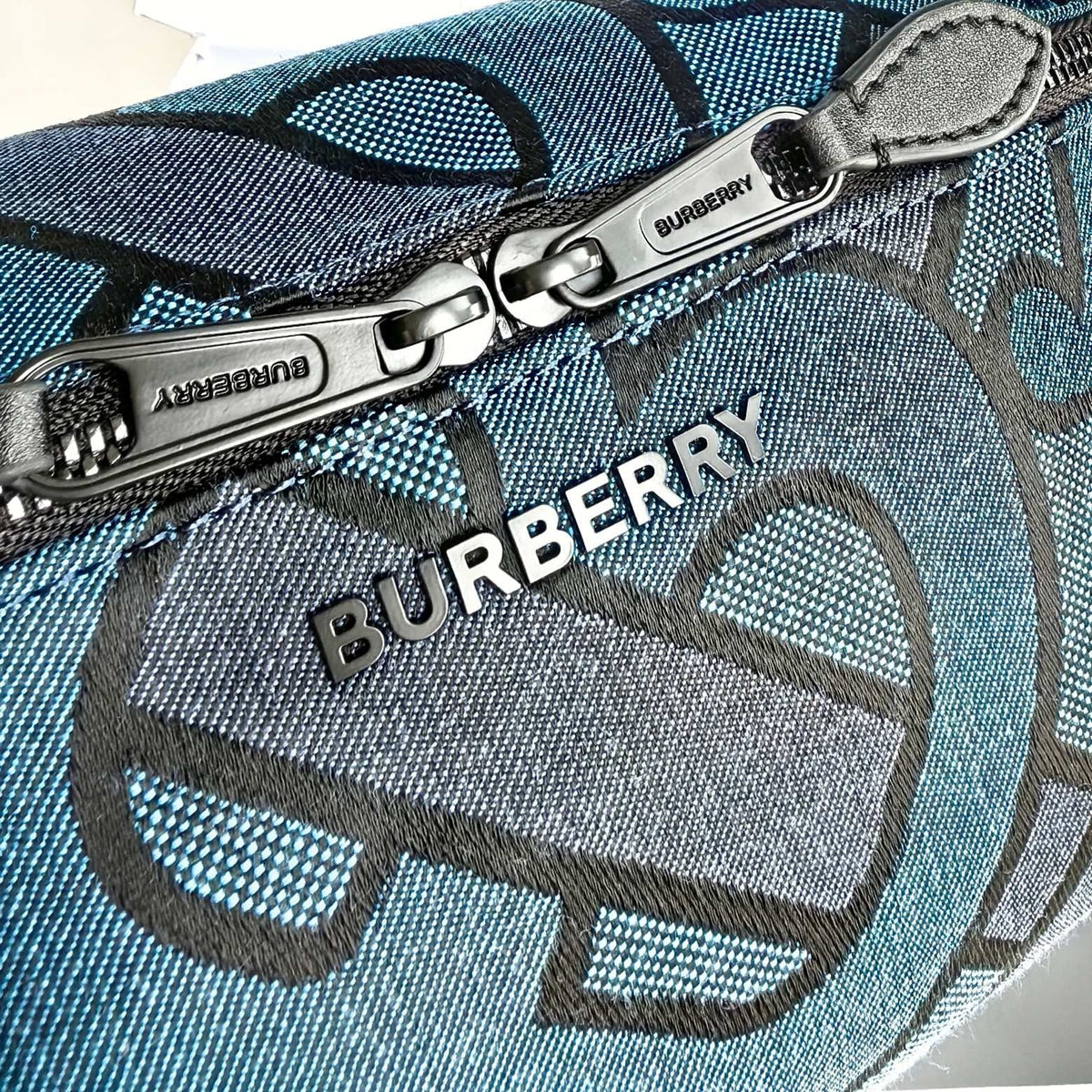 Black and Blue Belt Bag