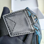 Black and Blue Belt Bag