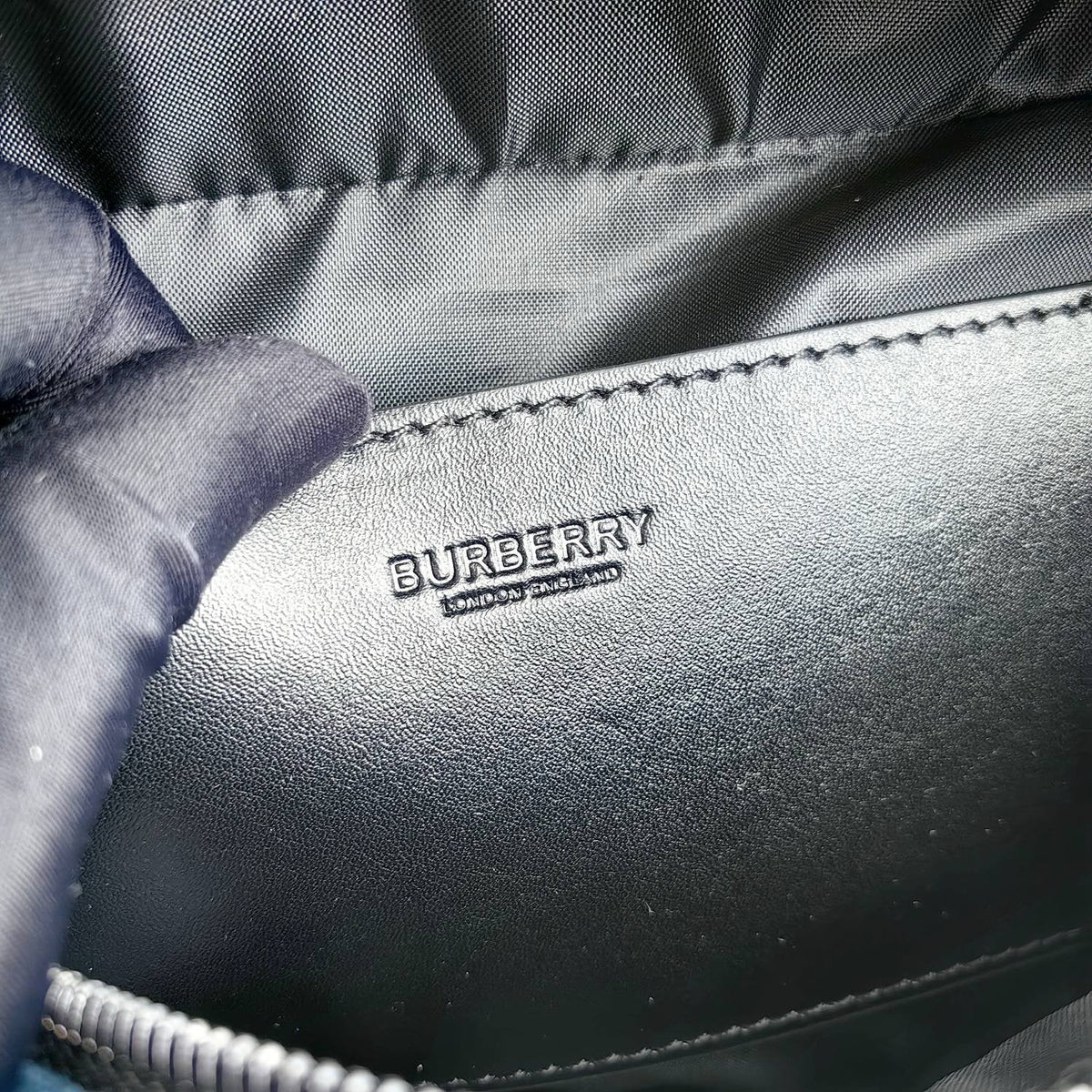 Black and Blue Belt Bag