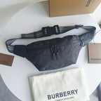 Black and Blue Belt Bag