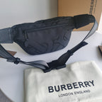 Black and Blue Belt Bag
