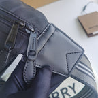Black and Blue Belt Bag