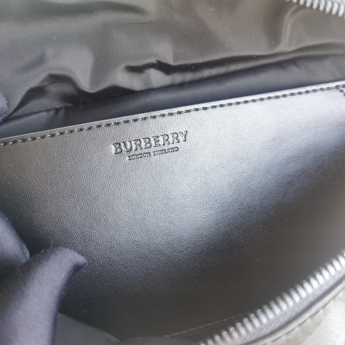 Black and Blue Belt Bag