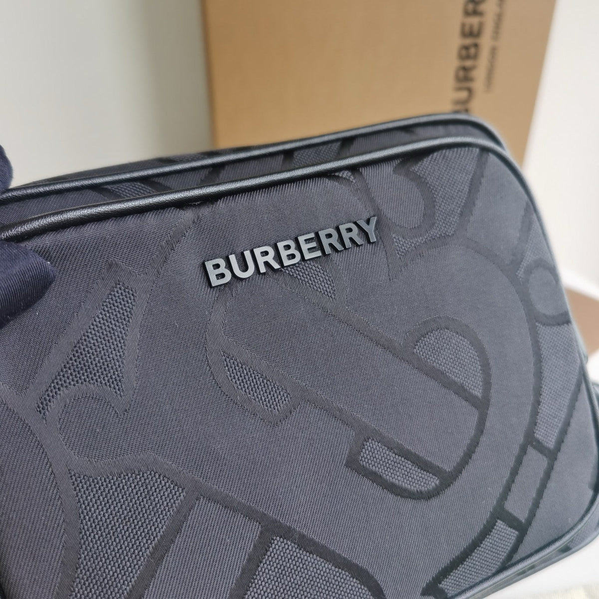 Black and Blue Crossbody Bag