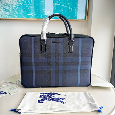 Black and Blue Briefcase