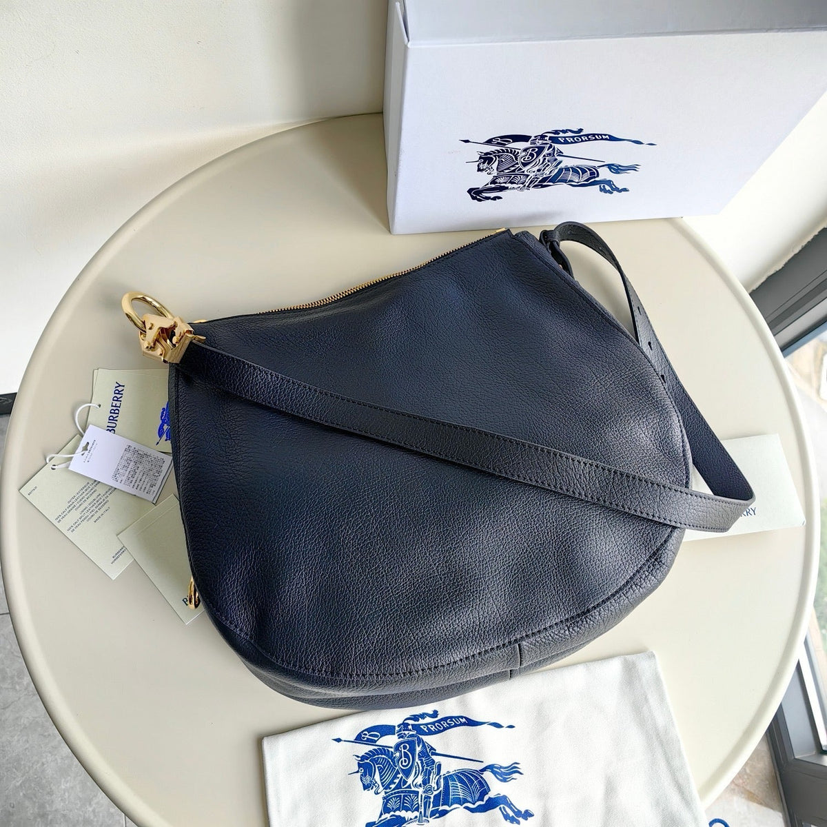 Black and White Shoulder Bag